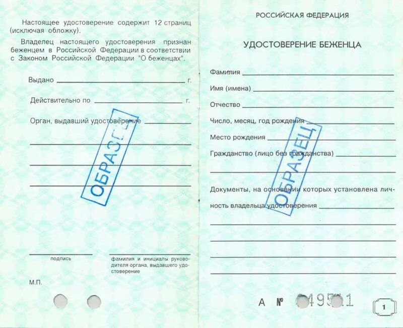 Можно получить статус беженца. Документ удостоверяющий статус беженца.