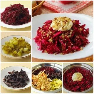 Салат из свеклы по греческий без майонеза