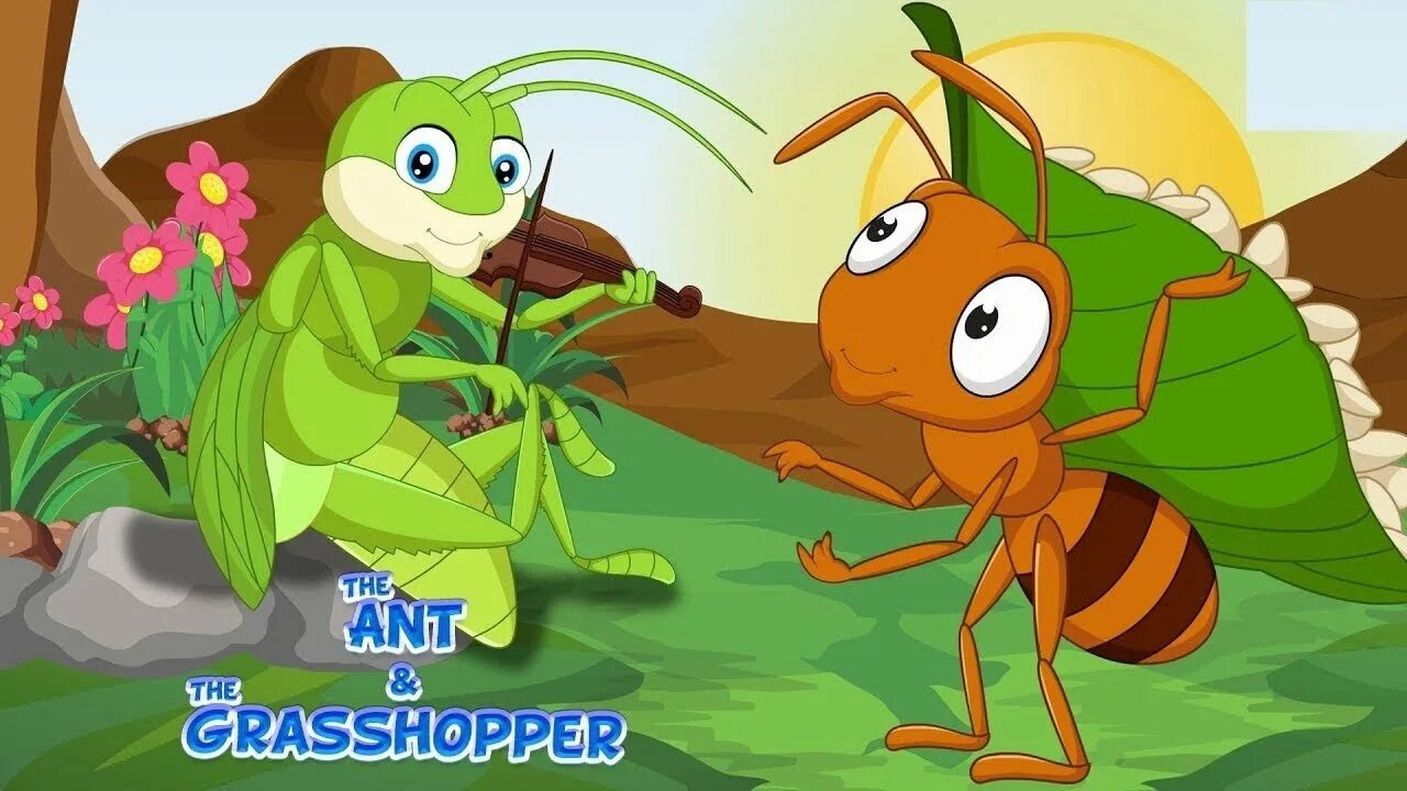 The Ant and the Grasshopper. Джон Джей Пленти и кузнечик Дэн рисунок. Комикс Коник стрибунець. Құмырсқа мен