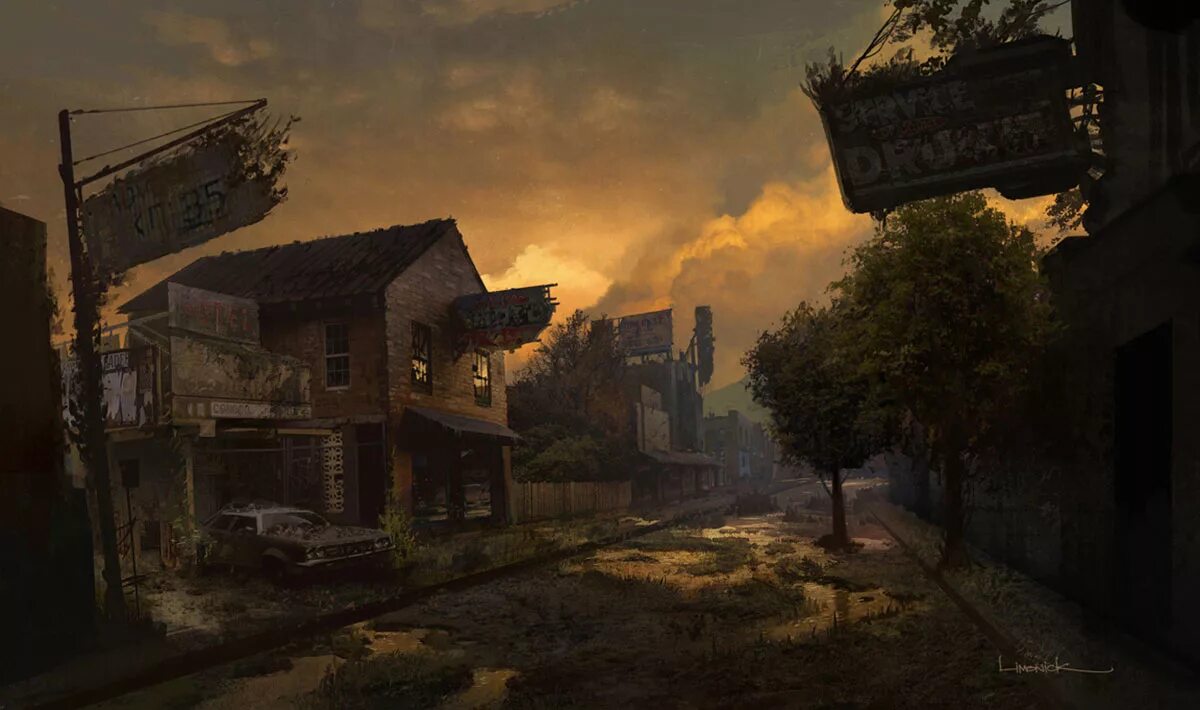 Town of us 3 3 2. The last of us 2 лагерь арт. The last of us город заброшенный. Заброшенный город the last of us 2. Постапокалипсис the last of us.