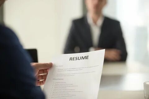 Job interview cv