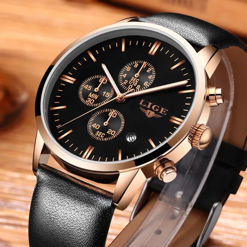 Лучшие фирмы часов мужских. Lige brand Luxury Chronograph. Стильные мужские часы. Красивые наручные часы мужские. Красивые часы для мужчин.