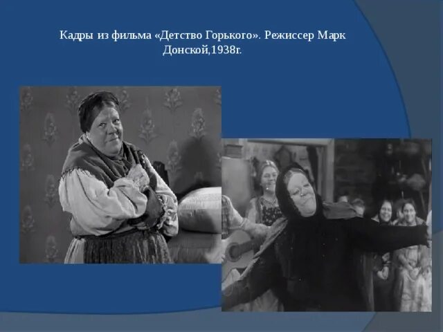 Детство Горького 1938. Цыганок из детства горького описание