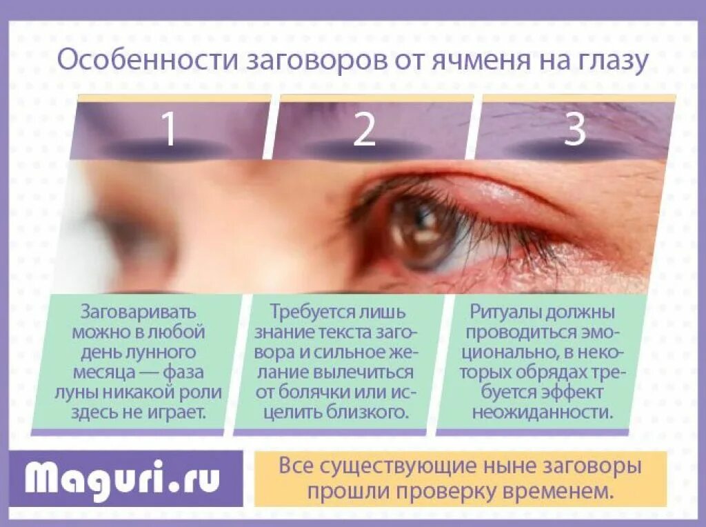 Народное лечение ячменя. Заговор от ячменя ячменя на глазу. Этапы формирования ячменя на глазу. Как заговорить ячмень на глазу.