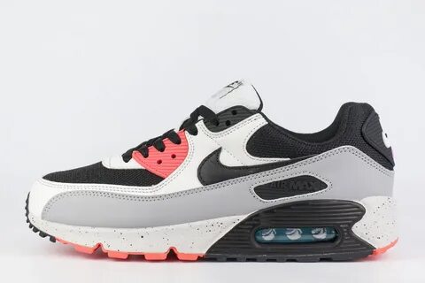 Кроссовки Nike Air Max 90 Black  Grey  Orange.