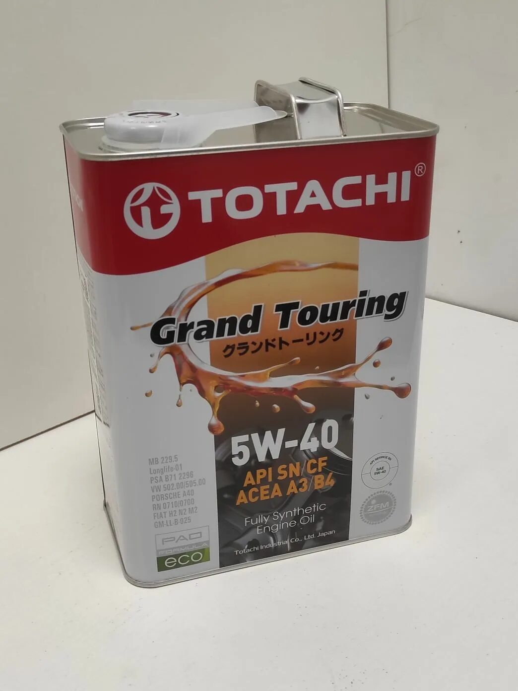 Totachi grand touring 5w 40. Тотачи Гранд туринг 5w40. TOTACHI Grand Touring 5w-40 4л. Масло TOTACHI 5w40 Grand Touring.