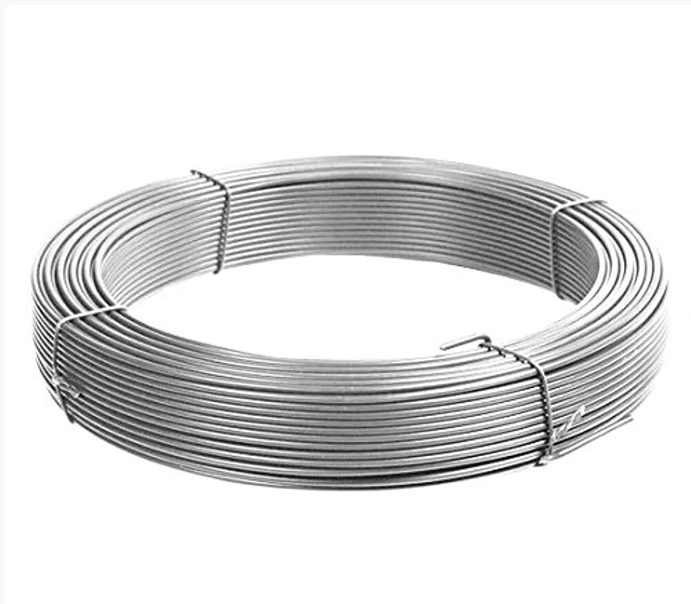 Проволока вязальная оцинк. D-2mm. 50м/п. Проволока вязальная Felisatti wire Coil 100m/0.8mm. Проволока отожженная ø 6,3 мм. Струна для штукатурки 2 мм.