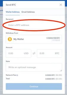 Withdraw address