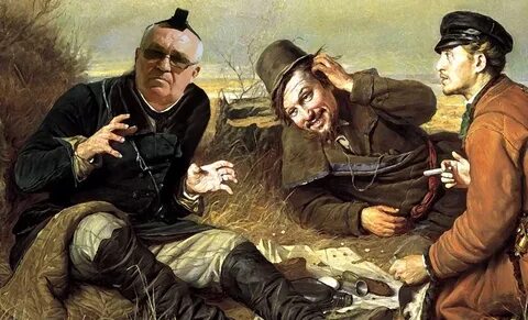Кто написал картину охотники