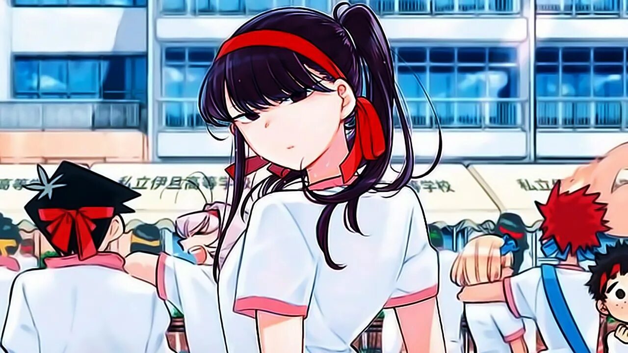 Komi san wa komyushou. Коми-Сан WA Komyushou. Komi San WA Komyushou desu.