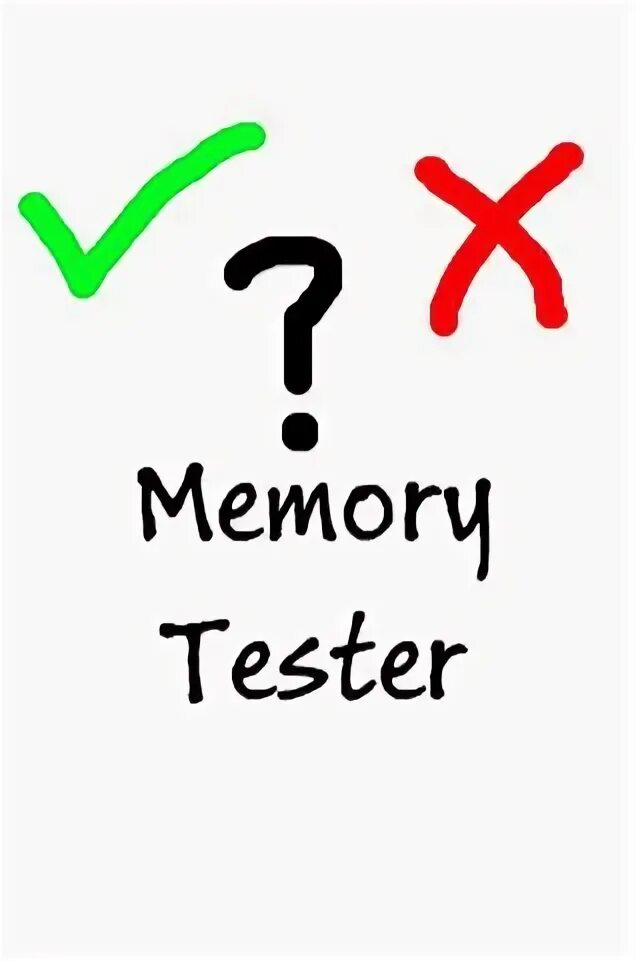 Testing memories. Testing memories