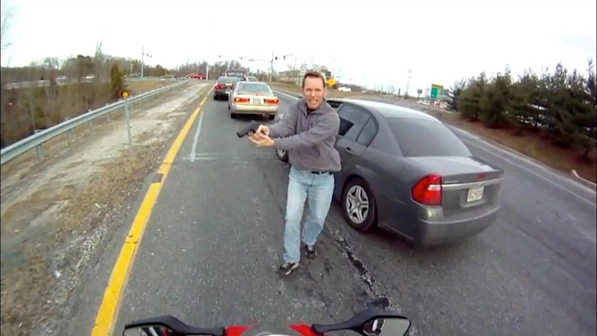 Road Rage Compilation. Road Rage 51 years old Motorcyclist.