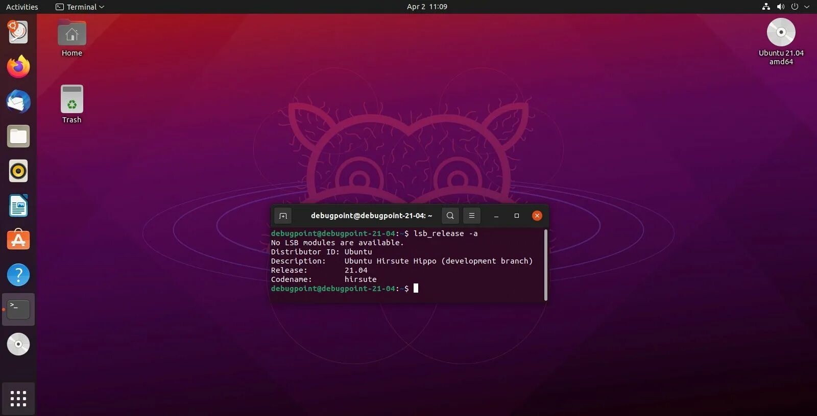 Ubuntu 24.04 lts. Убунту 21. Ubuntu 21.04. Ubuntu 21.04 hirsute Hippo. Ubuntu ветвь.