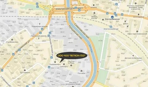 Большая семеновская на карте москвы