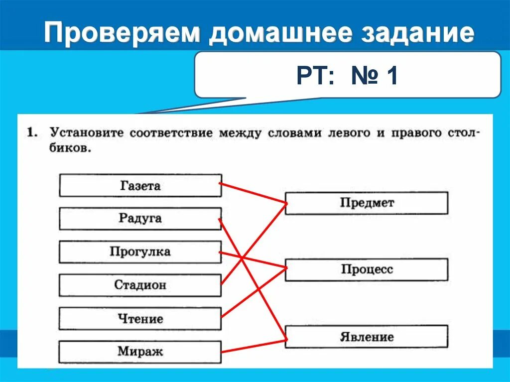 Установите соответствие между словами левого и правого столбиков. Установите соответствие между словами газета Радуга. Как узнать домашнее задание. Установи соответствие между словами и личностью.