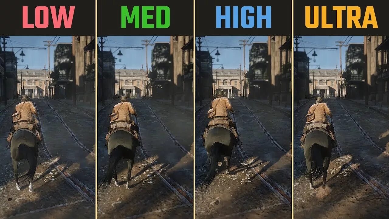 Rdr 2 Low vs Ultra. Высокие текстуры vs ультра rdr 2. Rdr 2 ультра настройки. Red Dead Redemption 2 Ultra settings.