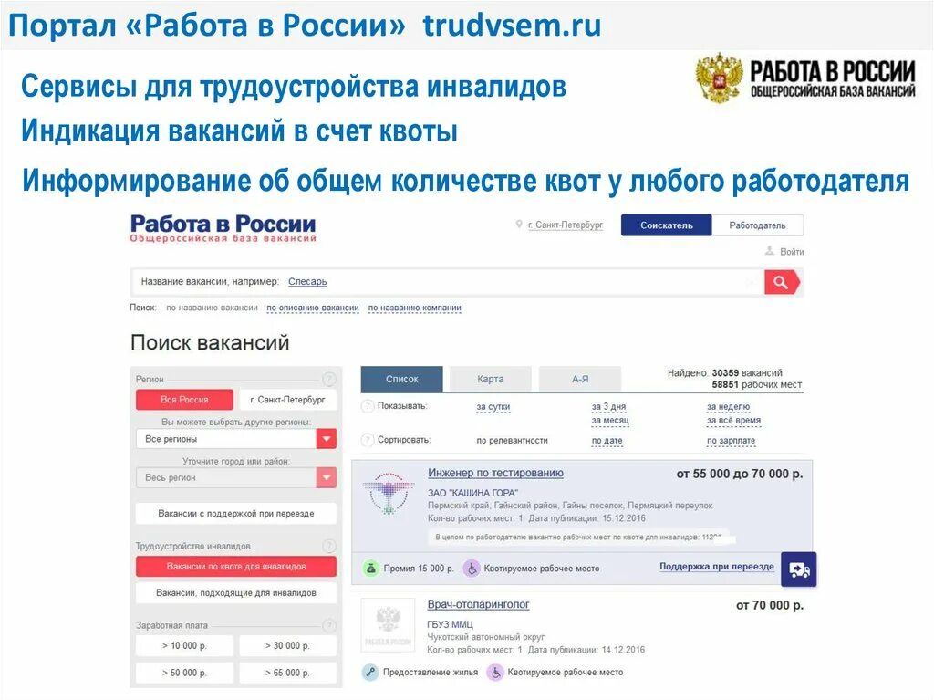 Информационный портал работа. Портал работа в россии. портал работа. трудвсем.ру. портал вакансий.