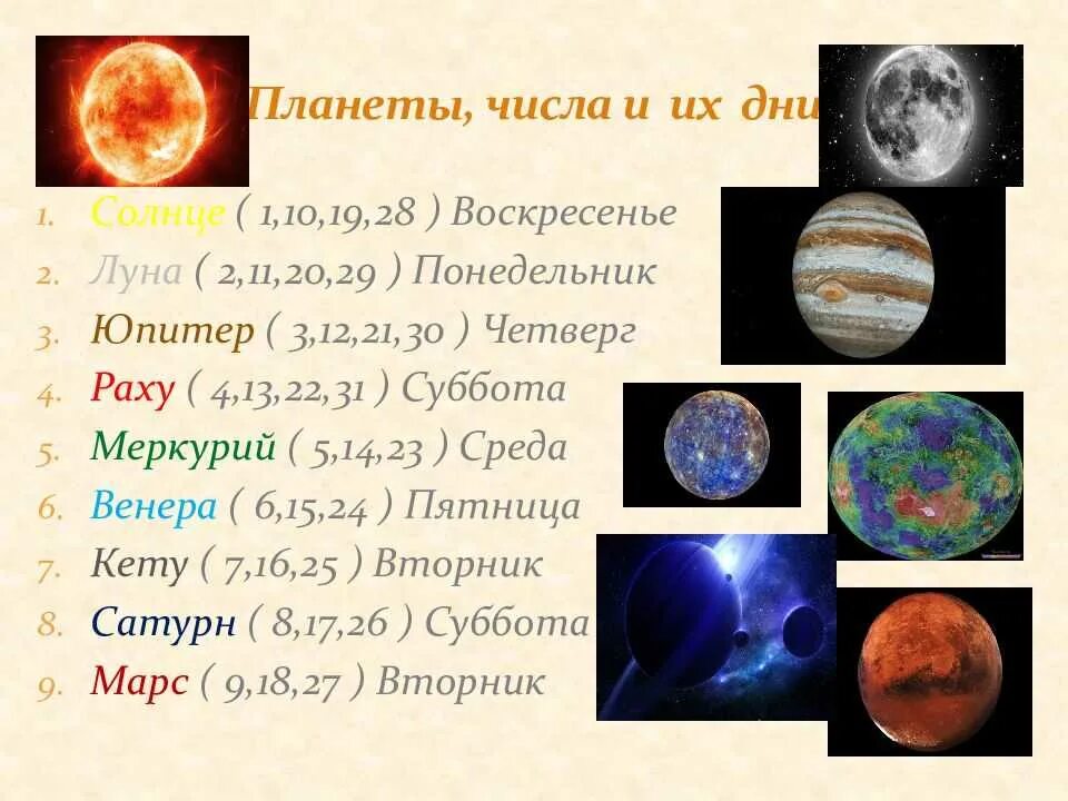 Число 5 какая планета