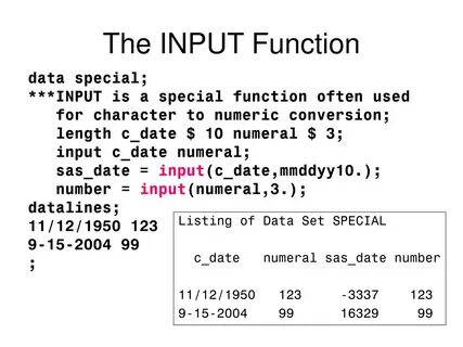 Function input input function
