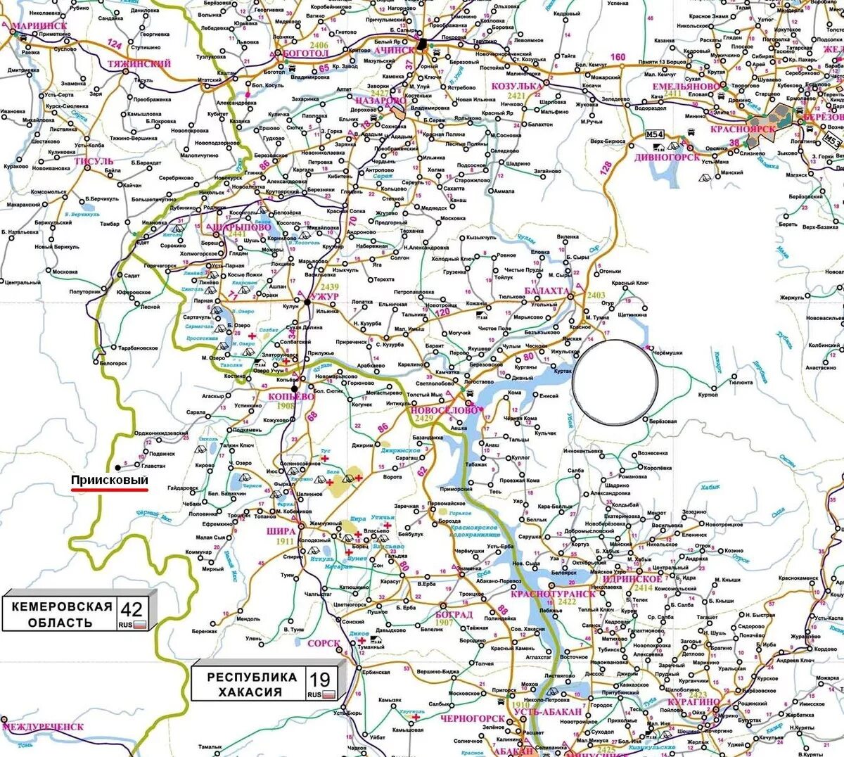 Карта автомобильных дорог Красноярского края подробная. Дороги Красноярского края карта. Карта автодорог Красноярского края. Карта автодорог Красноярского края и Хакасии. Карта красноярского края с районами подробная