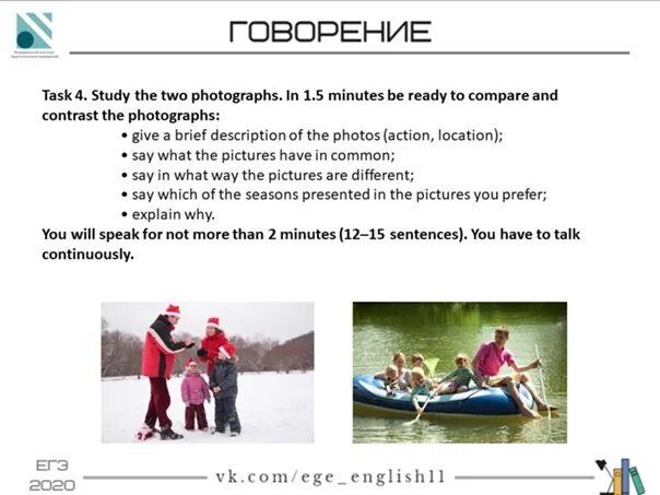 Говорение по английскому. Говорение описание картинки. Описание ЕГЭ. Задание говорение ЕГЭ английский. Упражнения на говорение