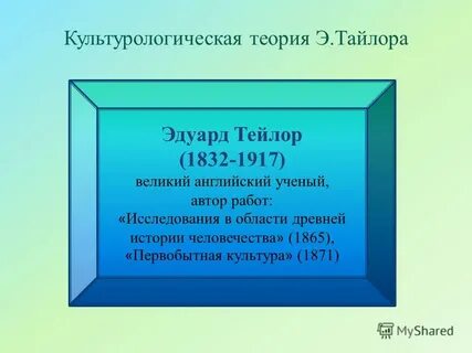 Определение культуры тайлора