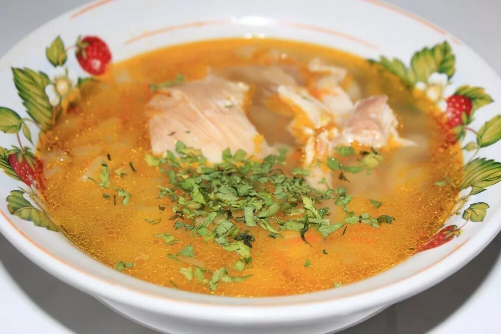 Вкусные свежие щи из курицы