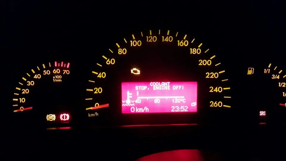 Coolant stop engine. Coolant stop engine
