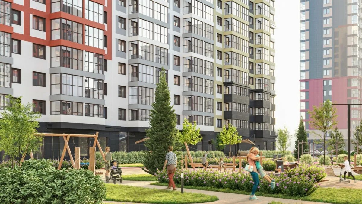 Объявление № 100513166 - продажа двухкомнатной квартиры в новостройке в Перми, М