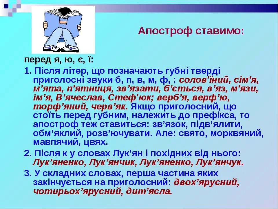 Апостроф текст. Апостроф. Апостроф правила. Слова с апострофом. Апостроф правила вживання.