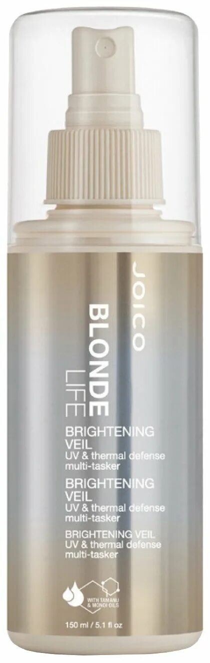 Blondes life. Спрей-вуаль blonde Life 150мл. Joico blonde Life Brightening Veil. Joico кондиционер blonde Life Brightening безупречный блонд для сохранения чистоты и сияния блонда. Brae спрей для блонда.