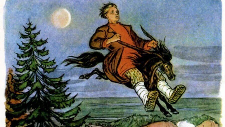 Младший сын конек горбунок. Конёк-горбунок. конёк-горбунок ивана билибина. пушкин а.с. &quot;конек-горбунок&quot;.