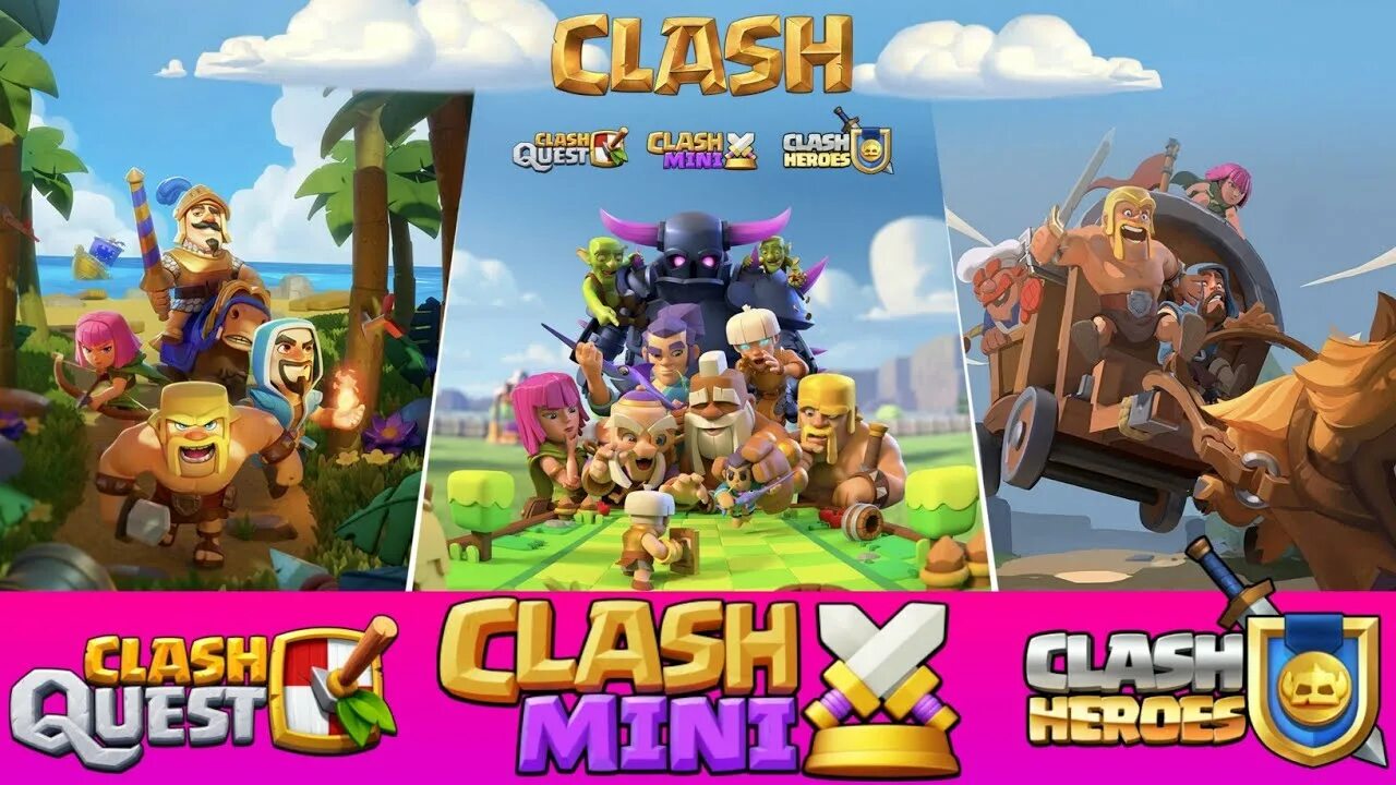 Clash quest supercell. Клеш херос. Clash Mini. Clash Heroes Supercell.