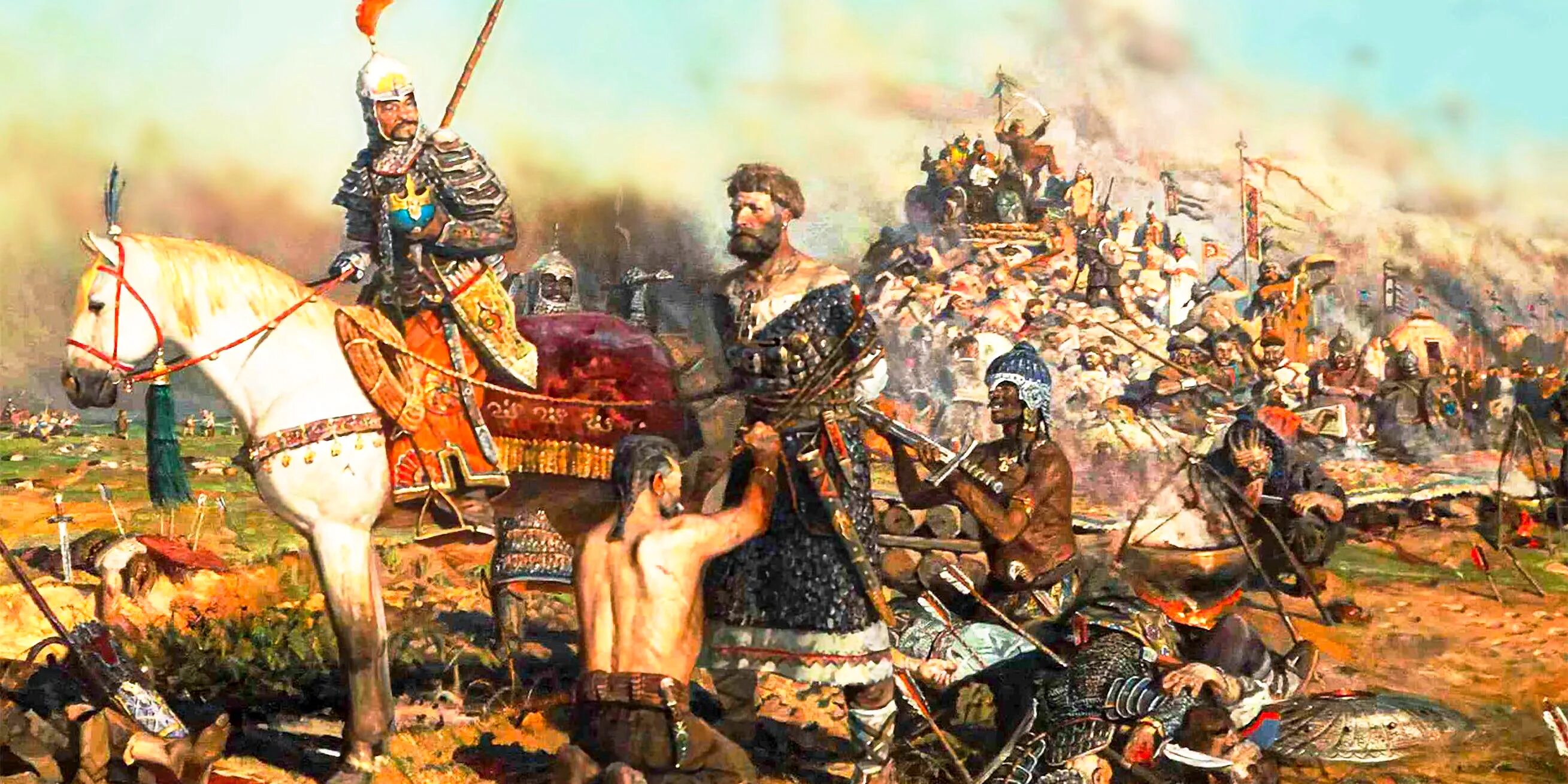 массовая битва животных и монархов. ричард львиное сердце в бою. полководцы на реке калке. наполеон битва ватерлоо. исторические сражения картинки.