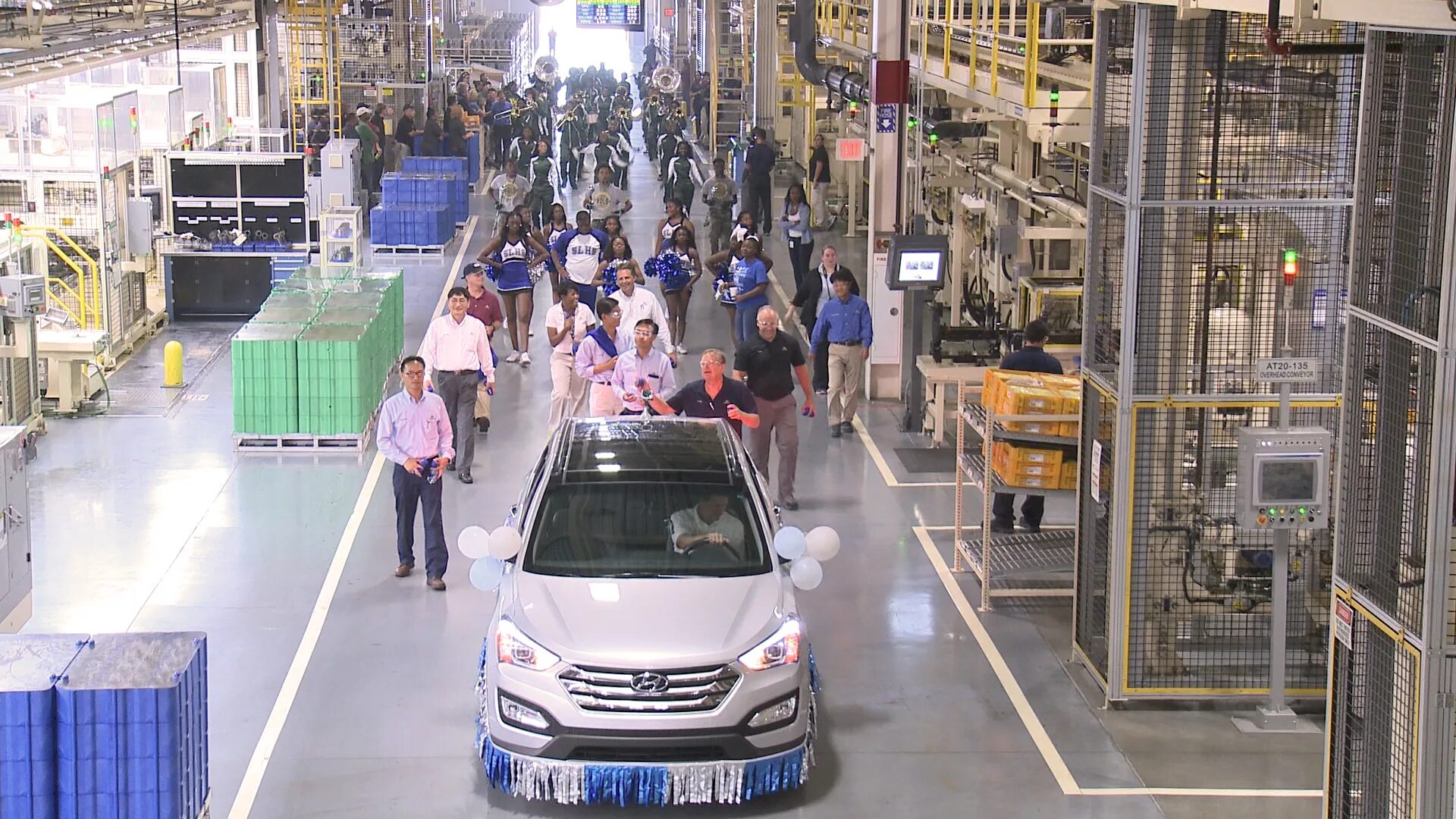 Hyundai Senior High School. Airbus Factory Tour. Car Manufacturing. Hyundai plants