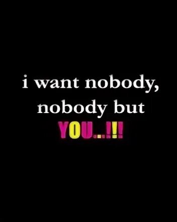 Nobody but she