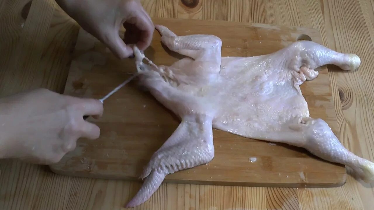 Как снять куриную кожу