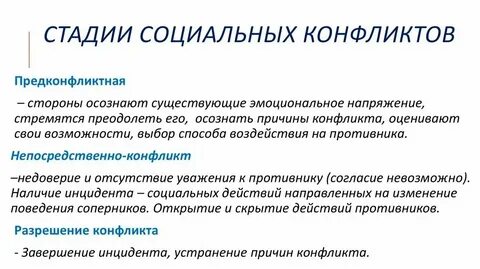 Общий конфликт это