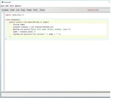 Scanner java