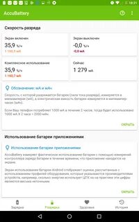 Емкость аккумулятора андроид