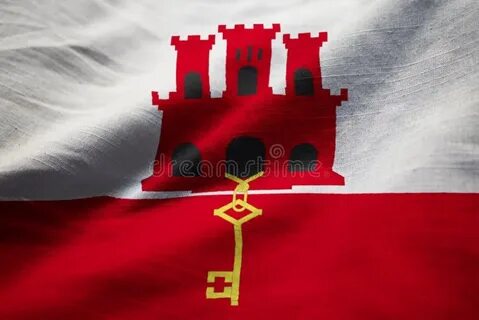 Бело красный флаг с замком
