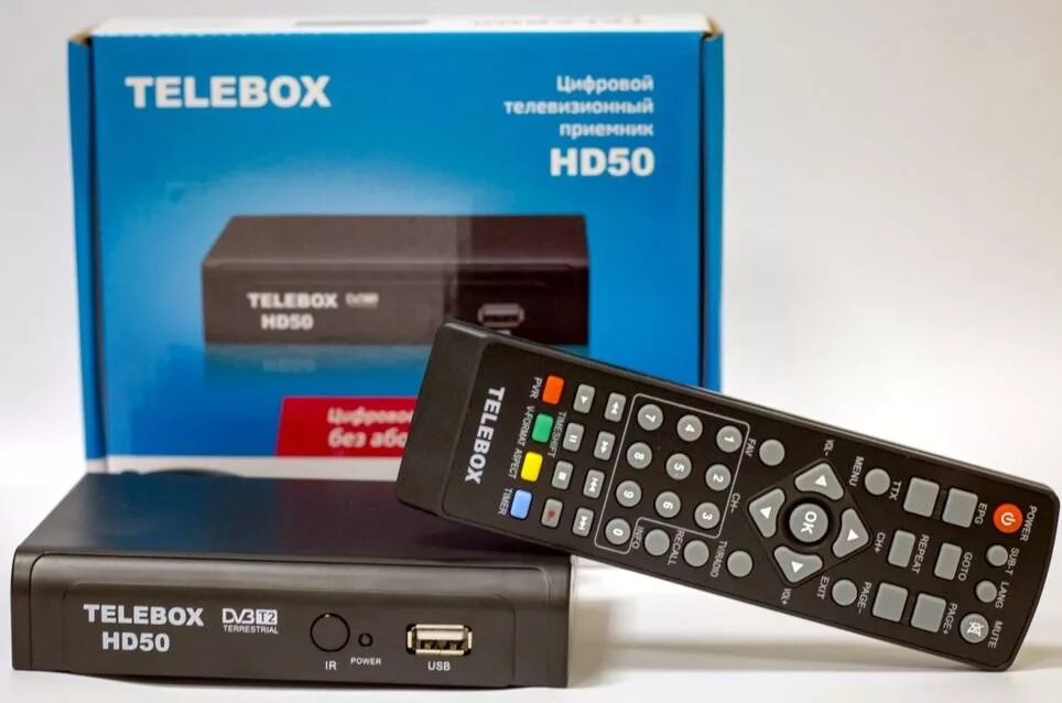 20 каналов в цифровом качестве. Приставка для цифрового телевидения Telebox. Приставка Телебокс hd50. Telebox DVB-t2 приставка.