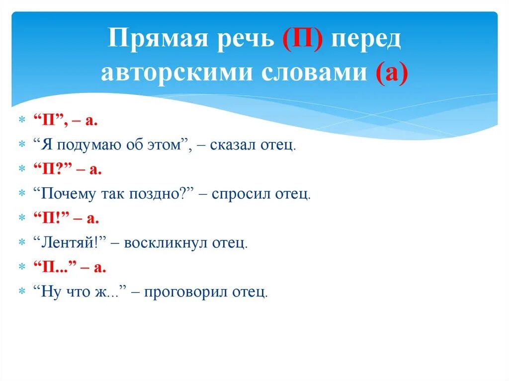 Составить предложение со словами автора. Как понять что приложение с прямой речью. образец написания прямой речи. слова автора и прямая речь.