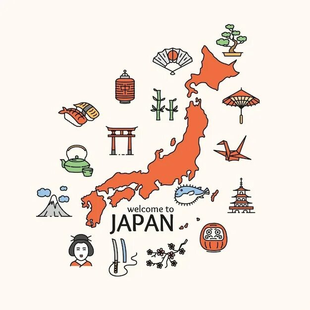 Векторная карта Японии. Япония на карте рисунок. Карта Японии вектор. Япония на карте Векторная Графика. Карта японии рисунок