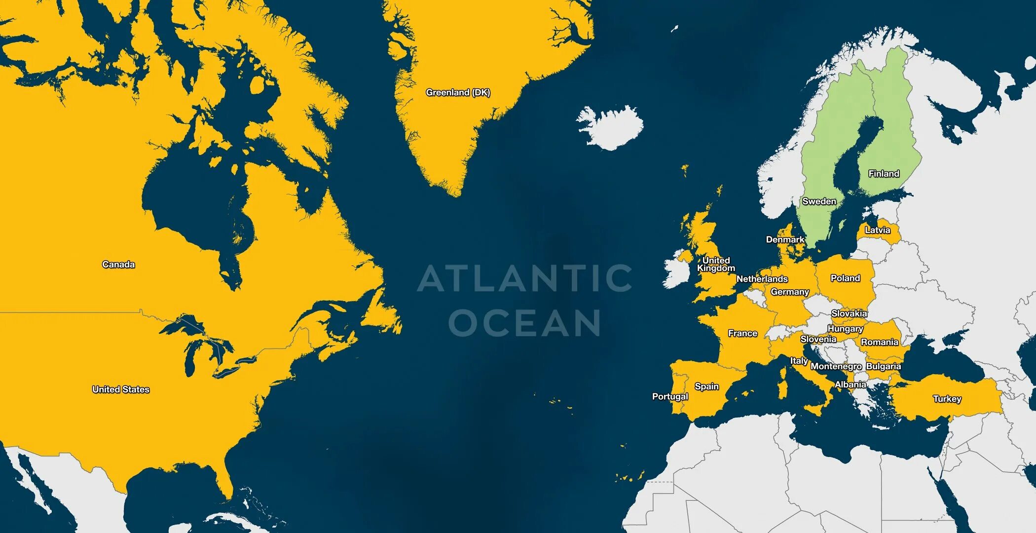В нато ли армения. Карта НАТО 2021. Страны НАТО на карте 2021. Политическая карта стран НАТО. Карта НАТО 2017.