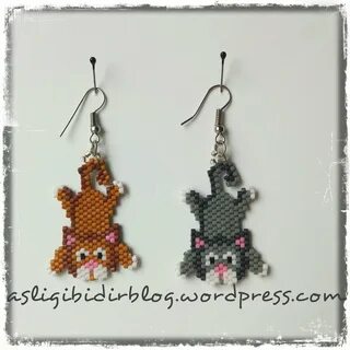 Сережки из бисера фигурки