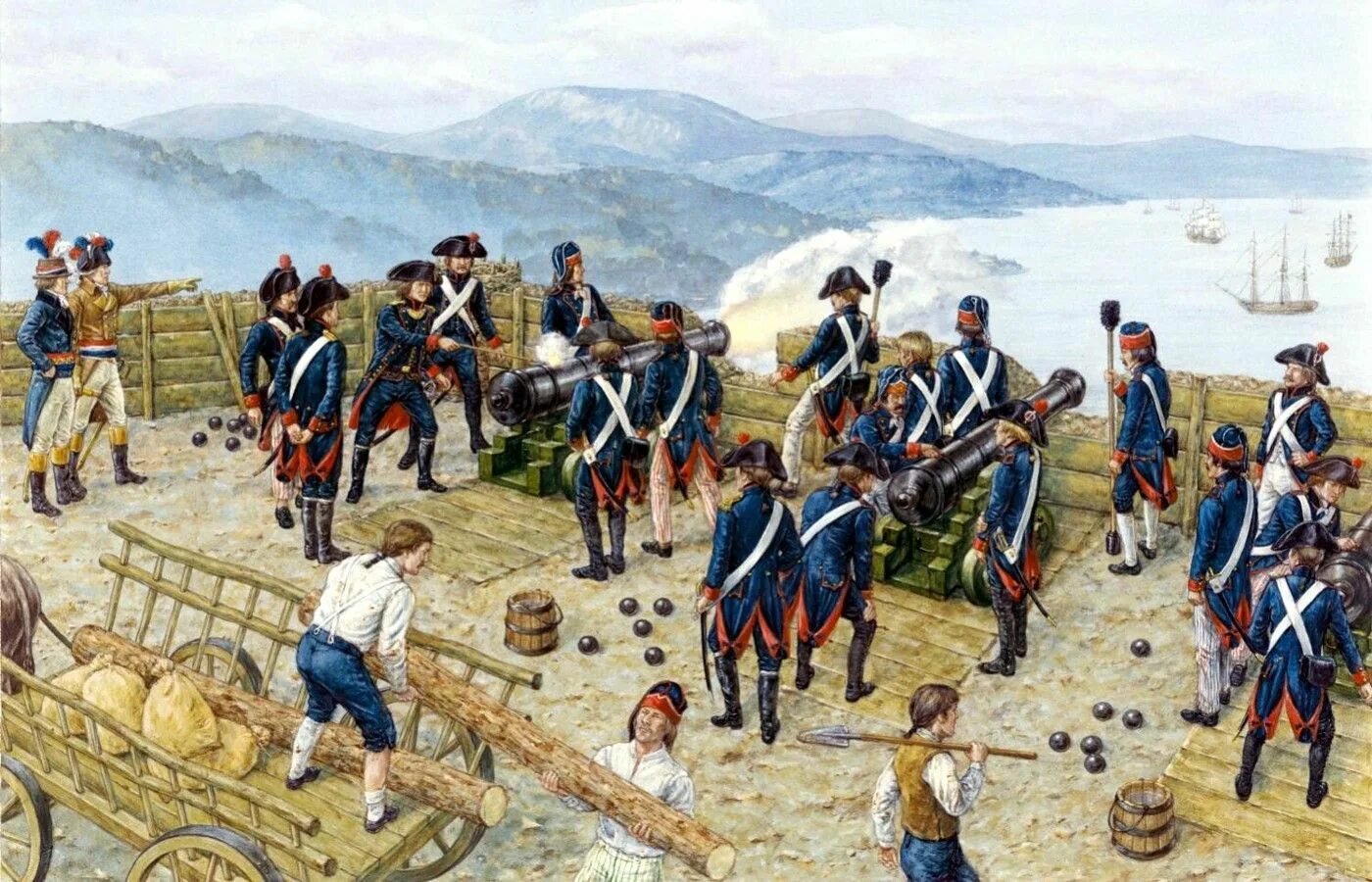 Француз часть. Осада Тулона Наполеон. Осада Тулона (1793 г). Осада Тулона 1793 год. Наполеон в 1793.