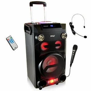 Колонка музыкальная беспроводная bluetooth с караоке