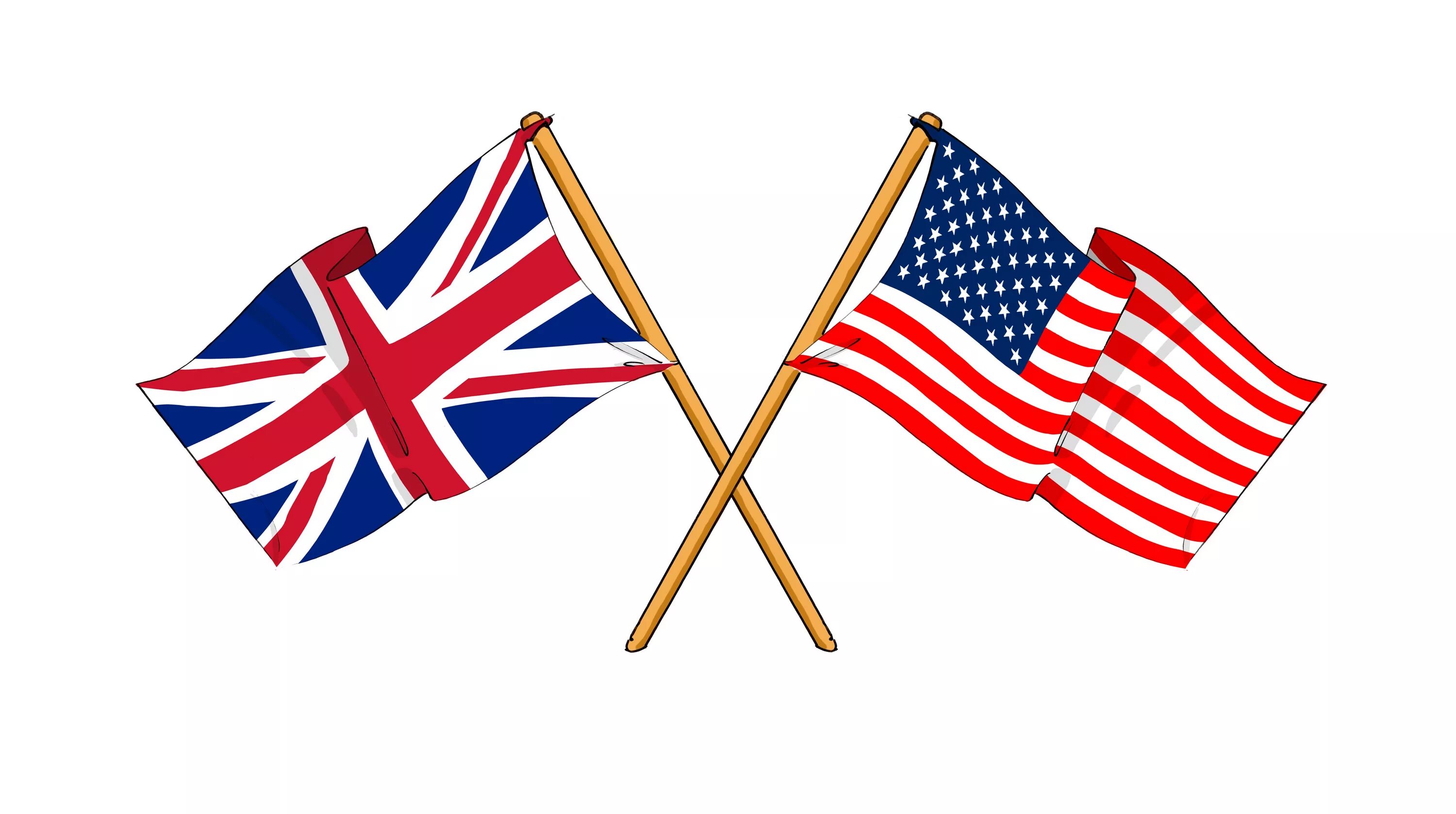 Половина на английском языке. Британия США. Флаг Англии и США. Флаг США И Великобритании. Британский и американский флаг.