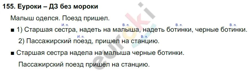 Задача 155. Задача у Насти 5 детей. Задача 155 у Насти 5 детей ответ. Ответ на задачу 155 про имена детей. Русский язык 2 класс задание 155